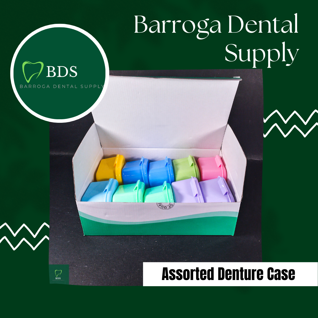 Assorted Color Denture Case per box