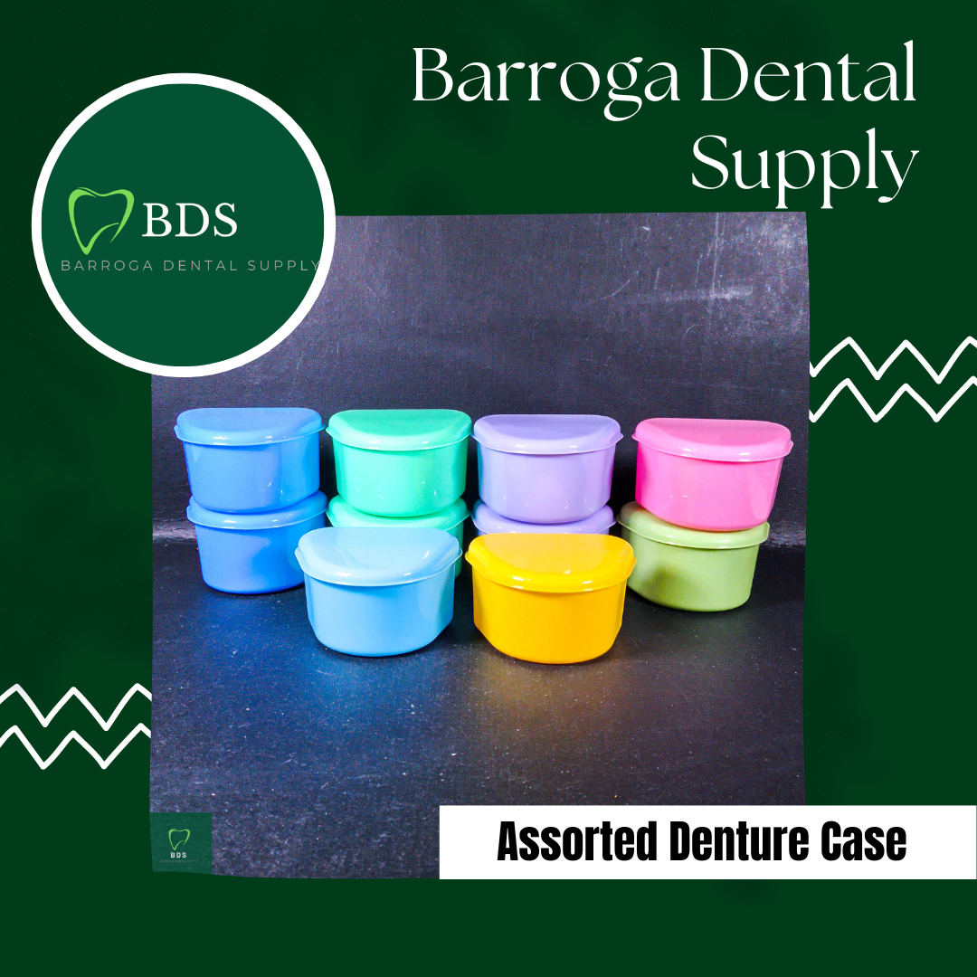Assorted Color Denture Case per box