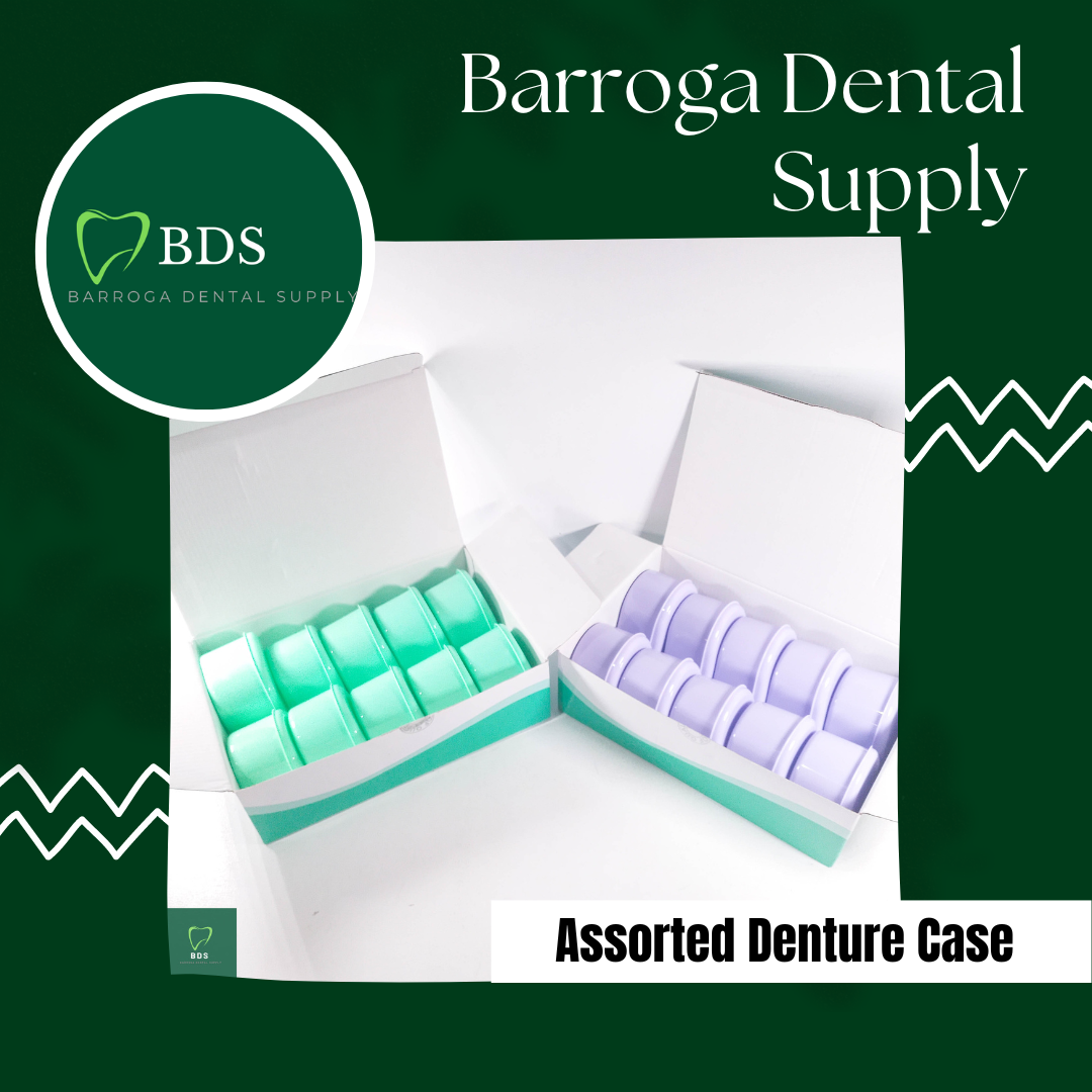 Assorted Color Denture Case per box