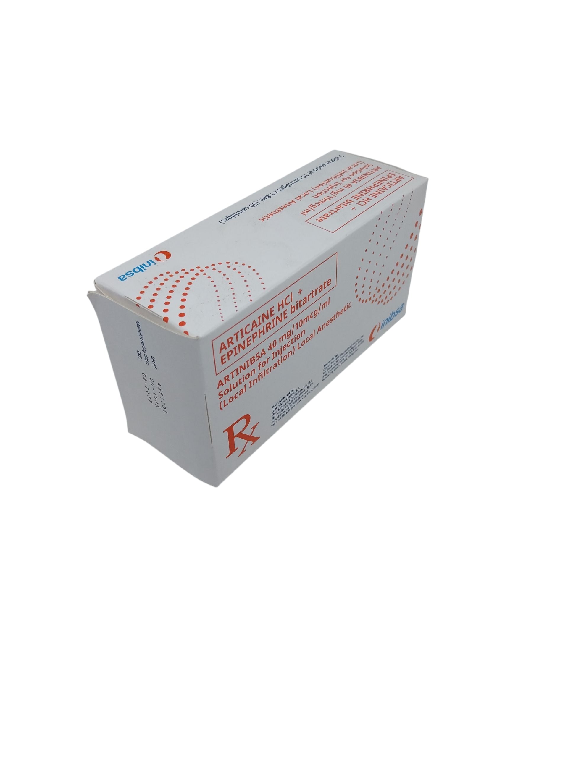 ARTINIBSA (Articaine HCI +Epinephrine Bitartrate)