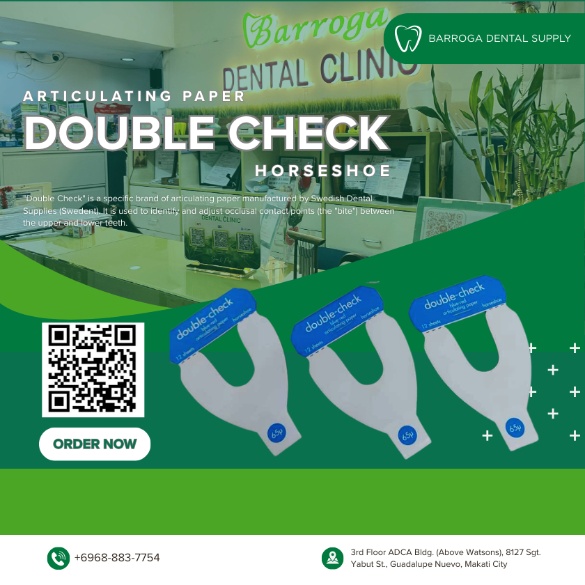 ARTICULATING PAPER (DOUBLE CHECK) HORSESHOE