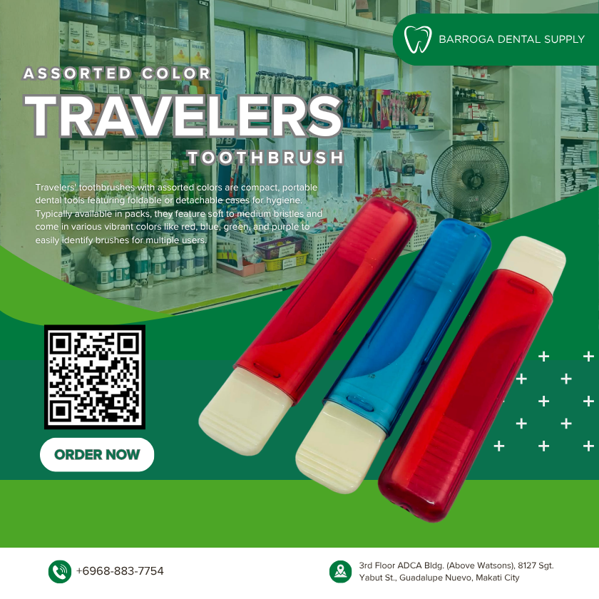 TRAVELERS TOOTHBRUSH (Assorted Color)