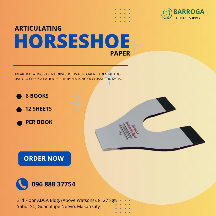 HORSESHOE (Articulating Paper) Per box/pcs.