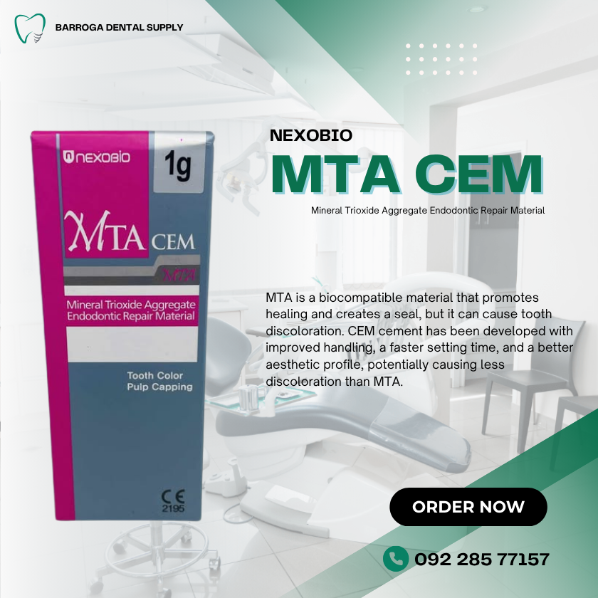 MTA CEM (Mineral Trioxide Aggregate Endodontic Repair Material)1g.