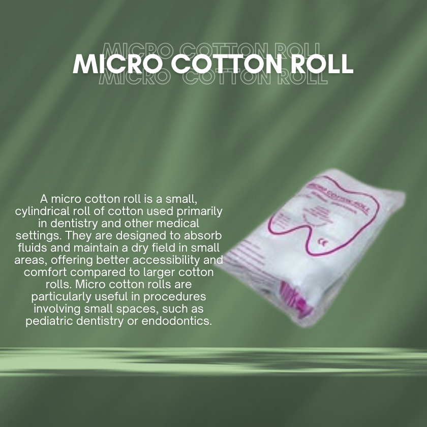 MICRO COTTON ROLL 500pcs.