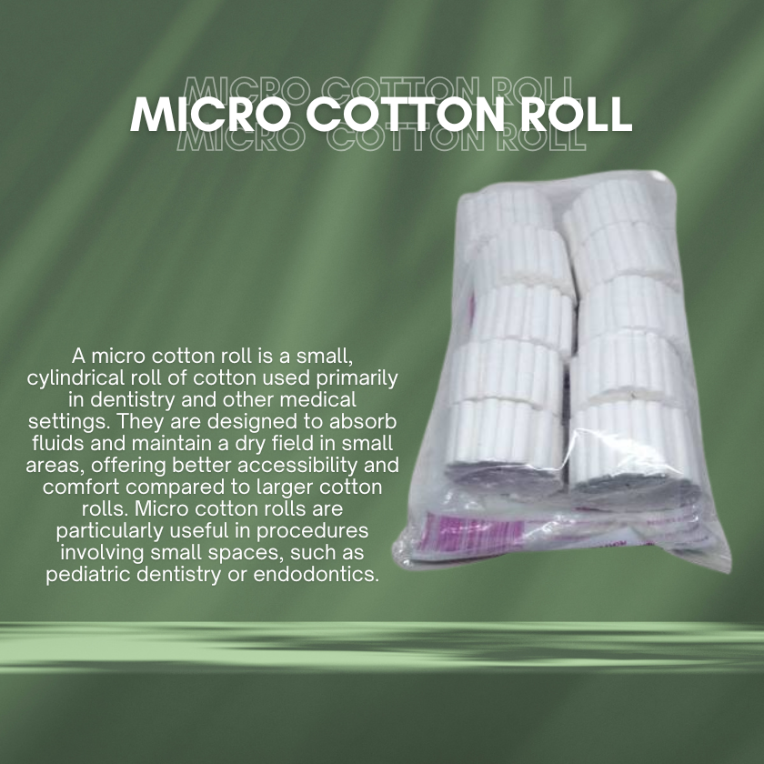 MICRO COTTON ROLL 500pcs.