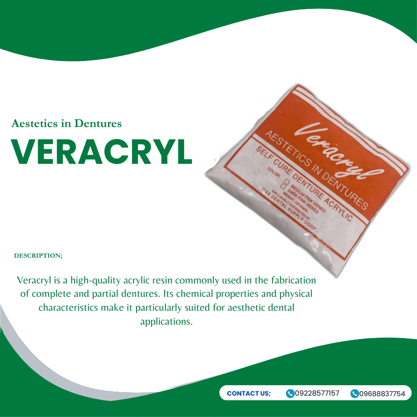 VERACRYL(Aestetics in Dentures)120g.