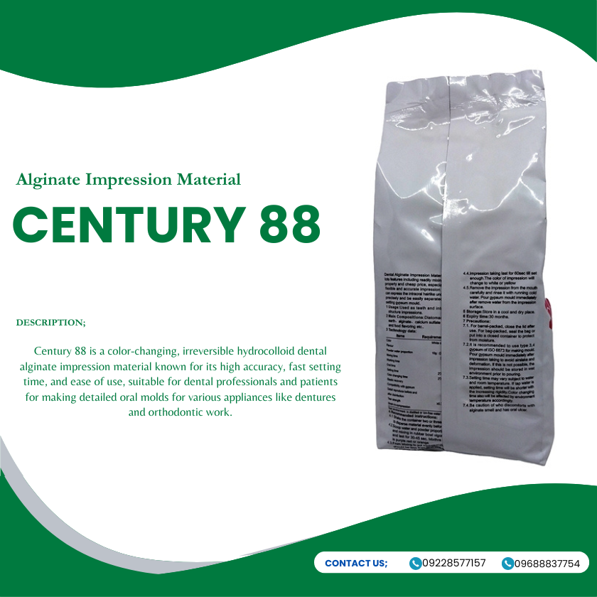 CENTURY 88 (Alginate Impression Material)454g.