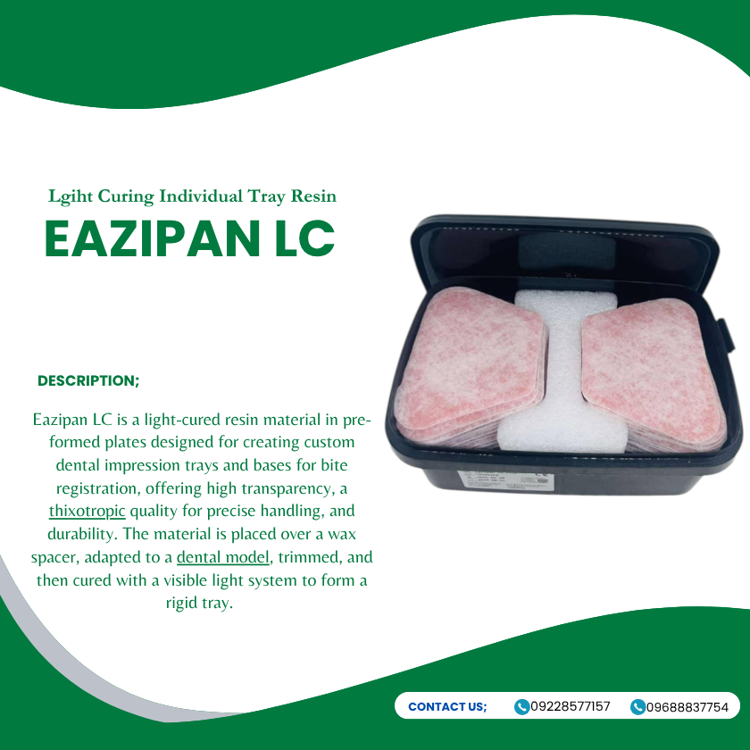 EAZIPAN LC (Light Cure Individual Tray Resin)