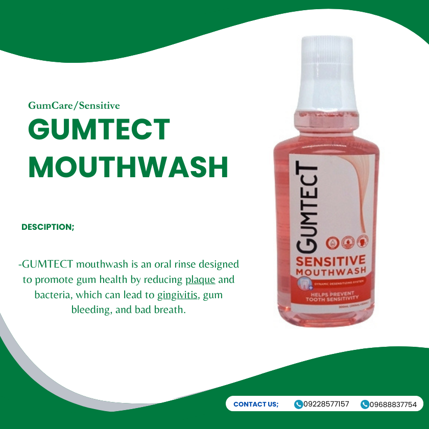 GUMTECT MOUTHWASH(GumCare&Sensitive) 300ml