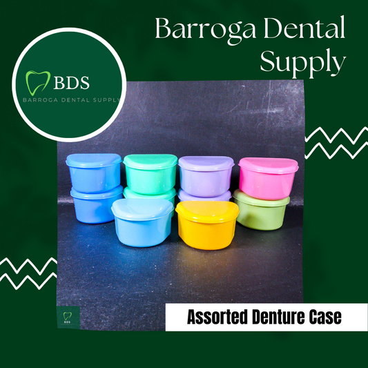 Assorted Color Denture Case per box
