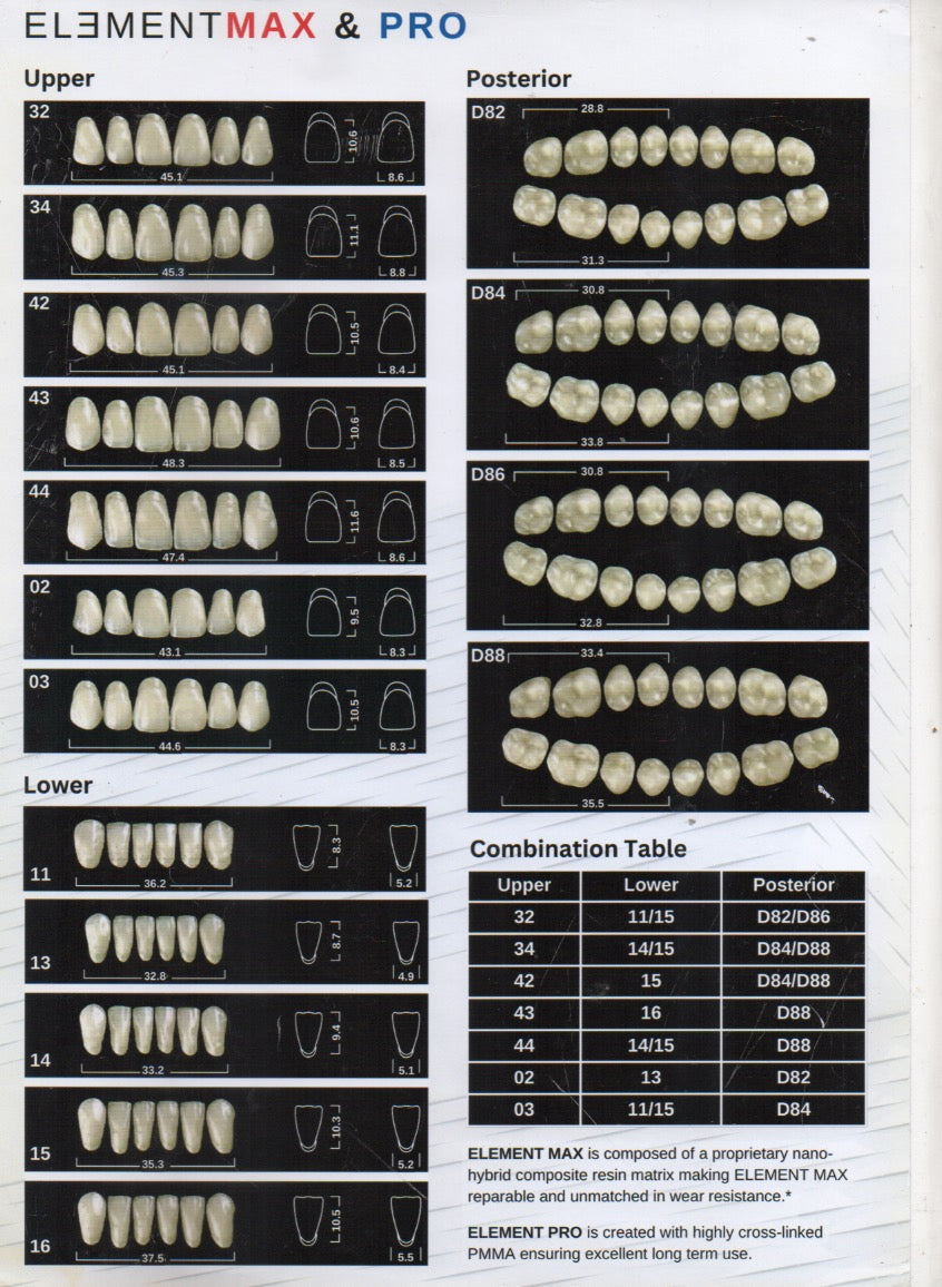 Pontic Element Max Posterior