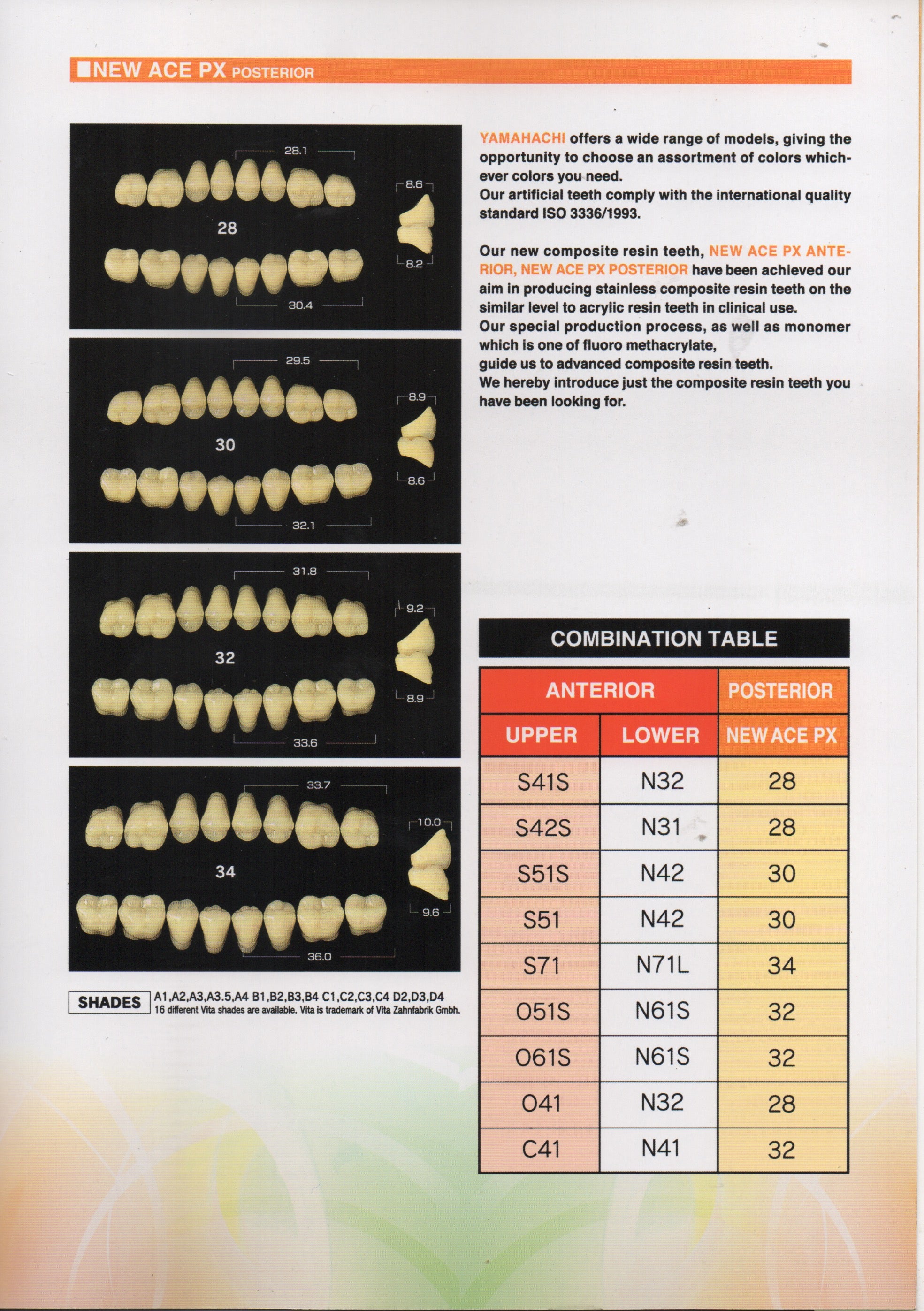Pontic New Ace PX Lower Posterior