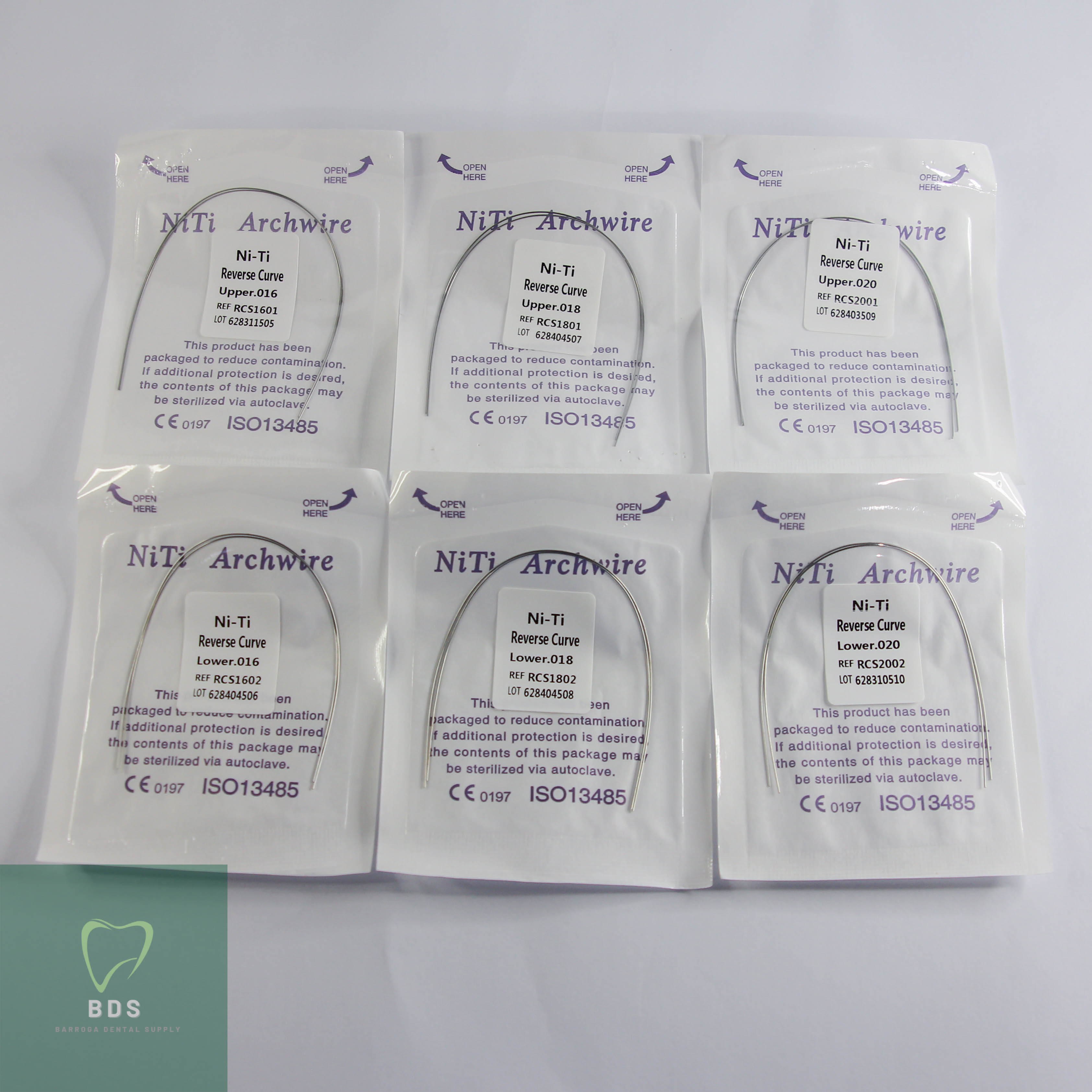 Ortho Wire Ni-Ti Reverse Curve (2 pcs/pack)