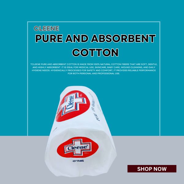 CLEENE (PURE AND ABSORBENT COTTON) 300g