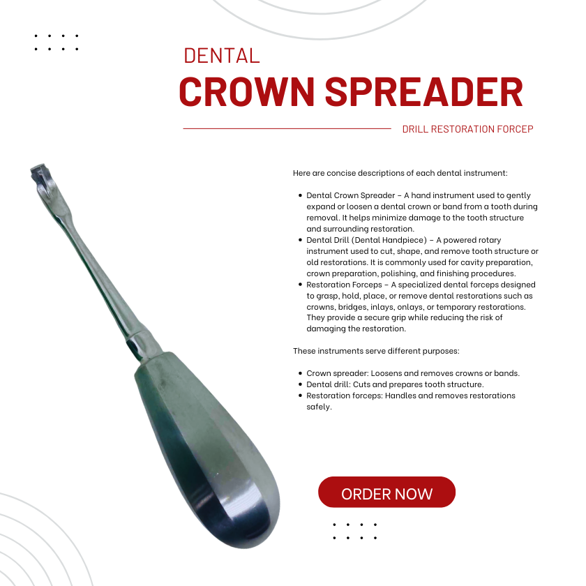 Dental Crown Splitter & Remover elevator