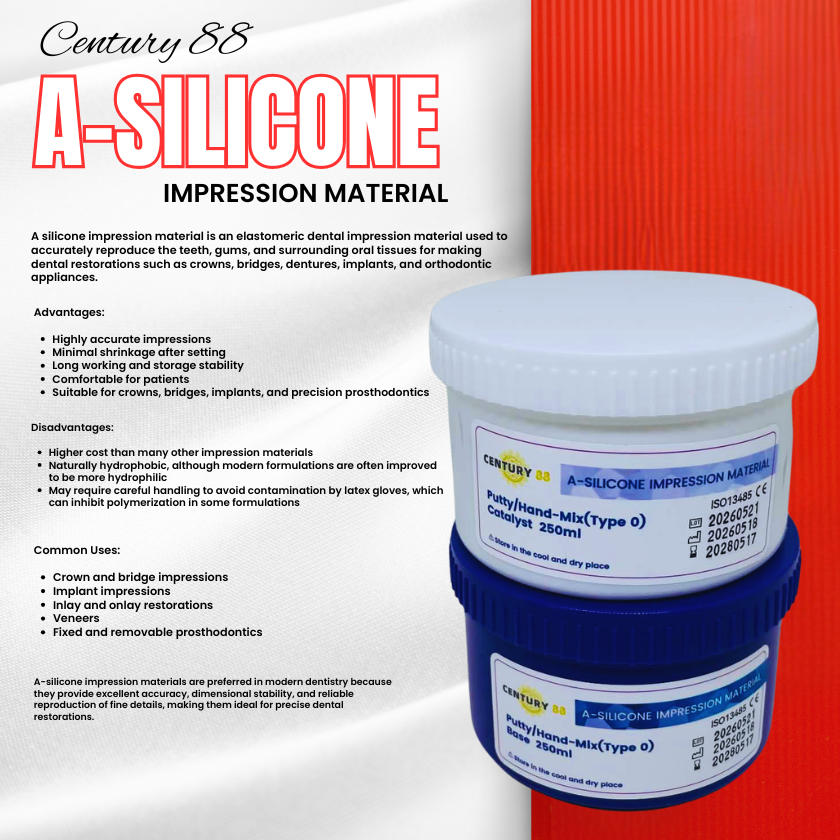 A-SILICONE IMPRESSION MATERIAL (CENTURY88) MADE IN GERMANY