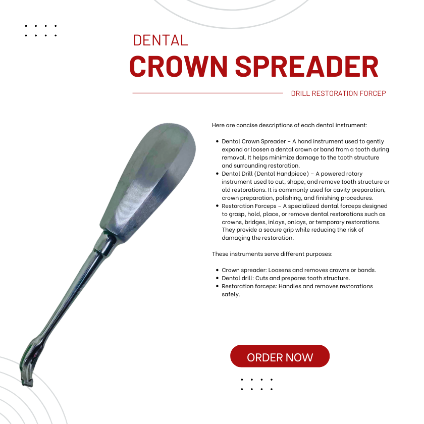 Dental Crown Splitter & Remover elevator