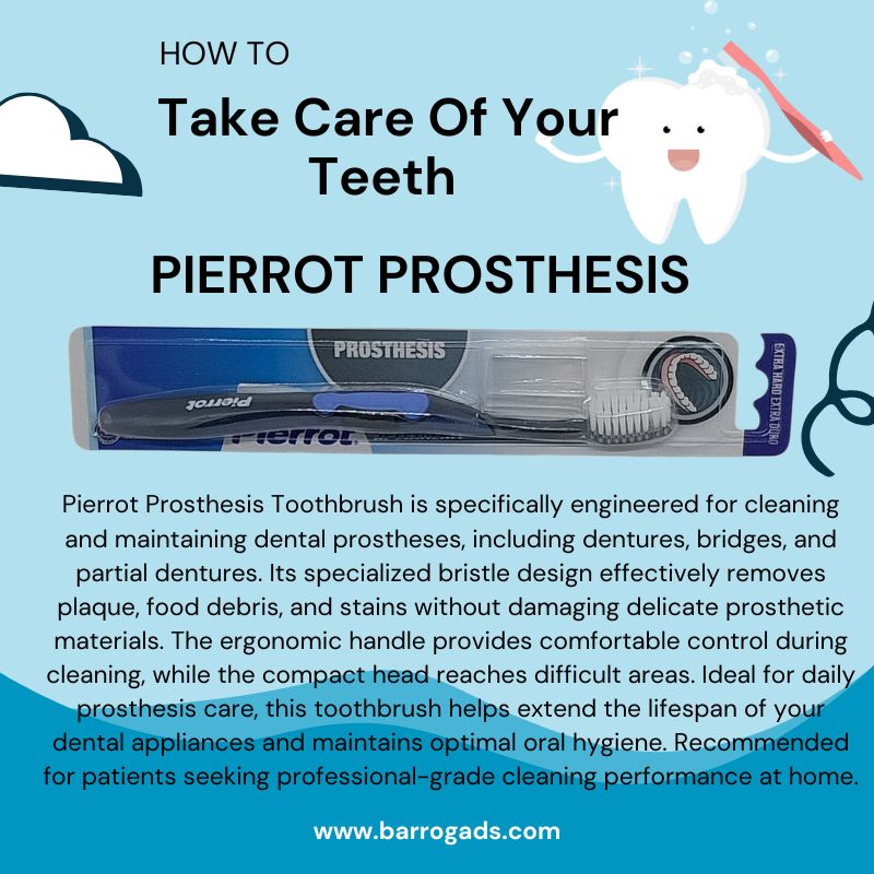 Pierrot Prosthesis Toothbrush