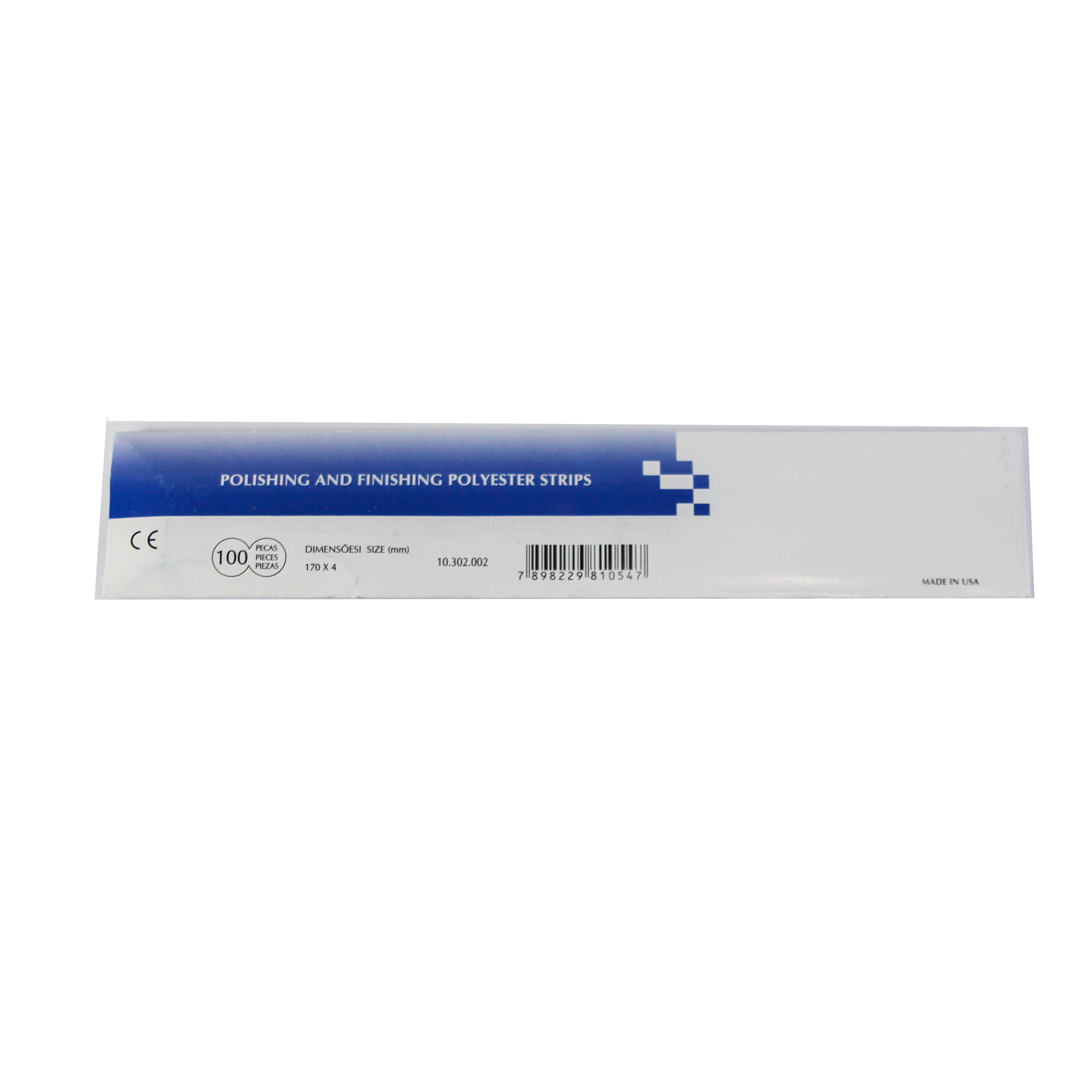 Polishing and Finishing Polyester Strips
