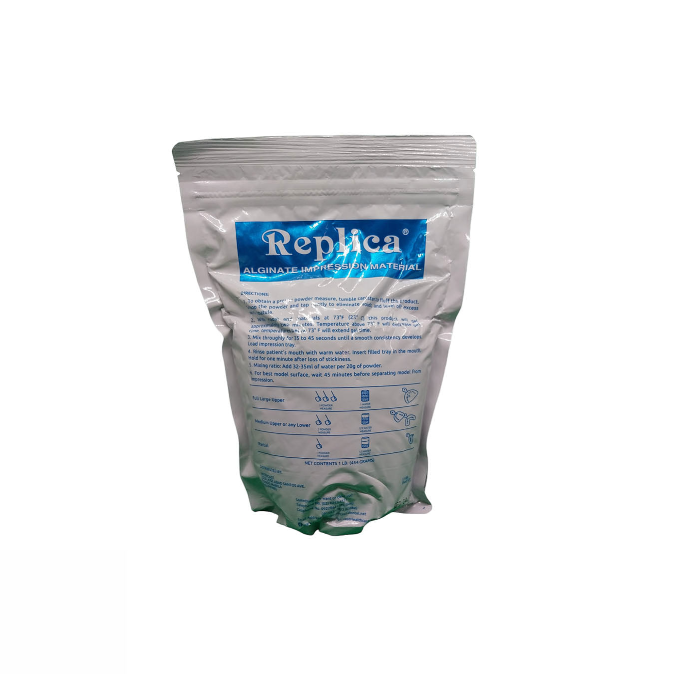 Replica Alginate Impression Material 454g