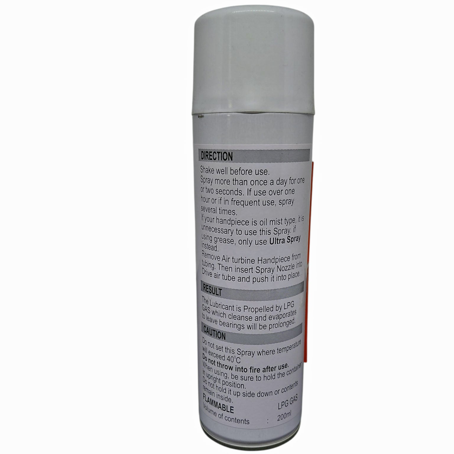 Ultra Spray Handpiece Lubricating Oil