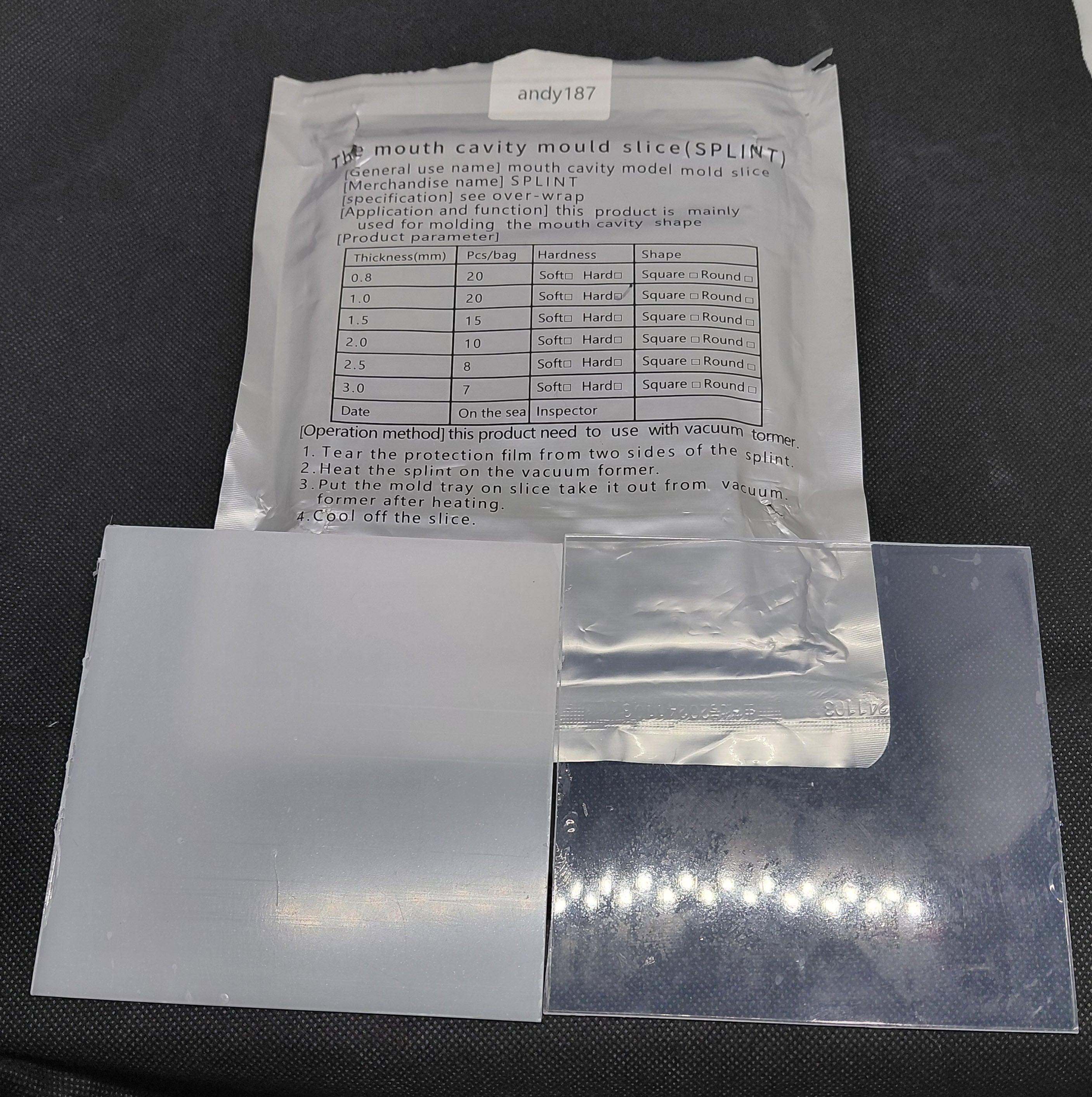Vacuum Forming Sheet