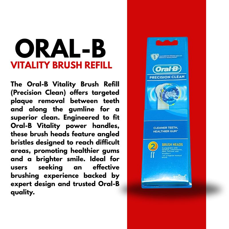 Oral-B Vitality Brush Refill (Precision Clean)