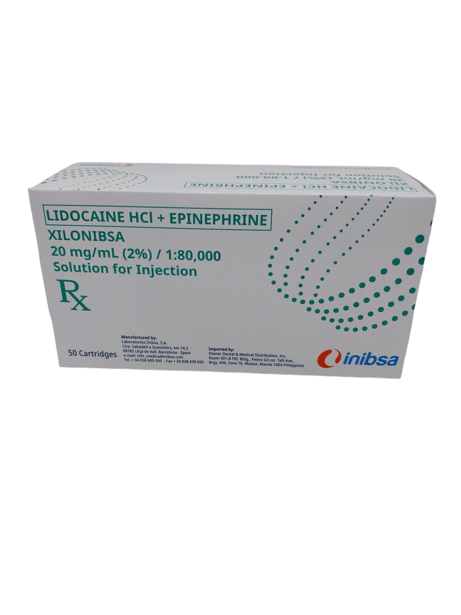 Xilonibsa Lidocaine HCl + Epinephrine