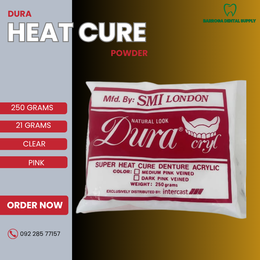 DURA HEAT CURE POWDER (21g/250g) PINK-CLEAR