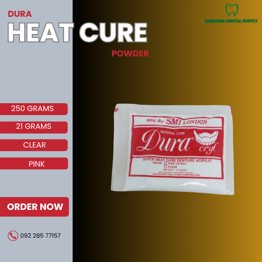 DURA HEAT CURE POWDER (21g/250g) PINK-CLEAR