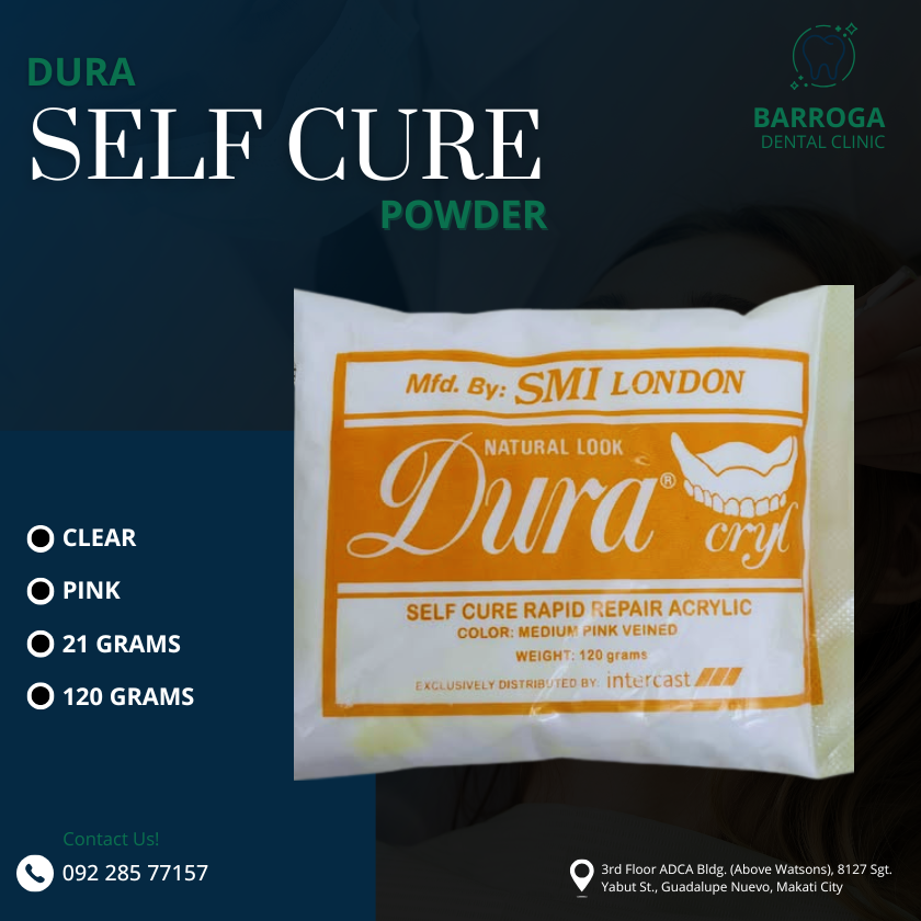 DURA SELF CURE POWDER (120g/21g) CLEAR-PINK