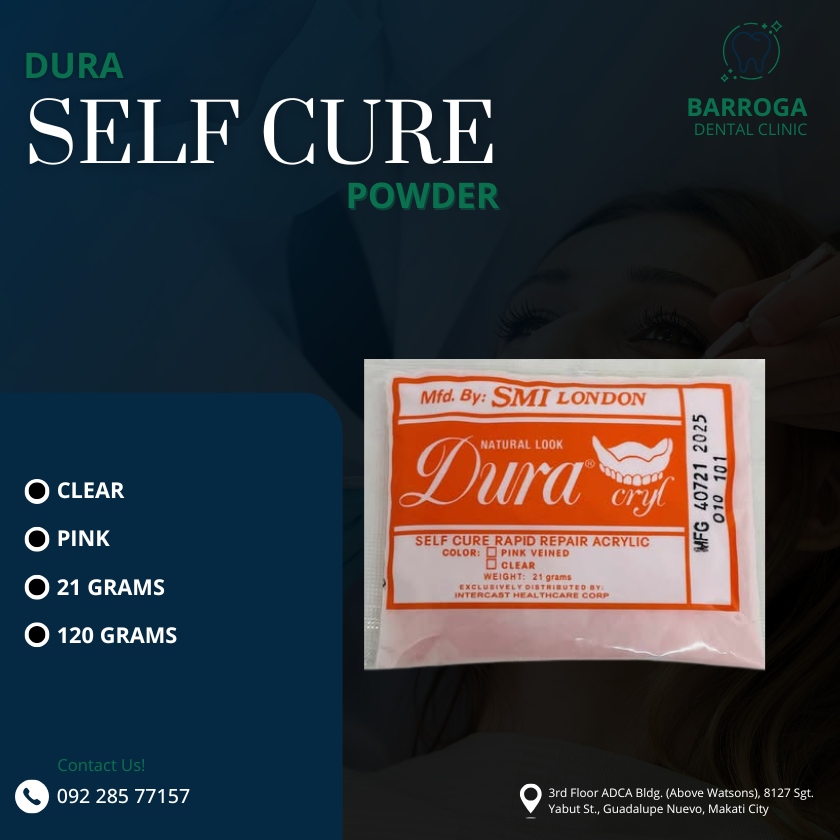 DURA SELF CURE POWDER (120g/21g) CLEAR-PINK