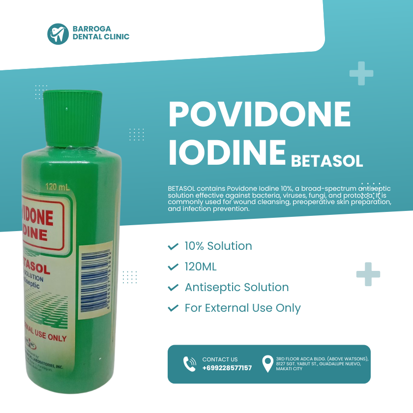 POVIDONE IODINE (BETASOL) 120ml