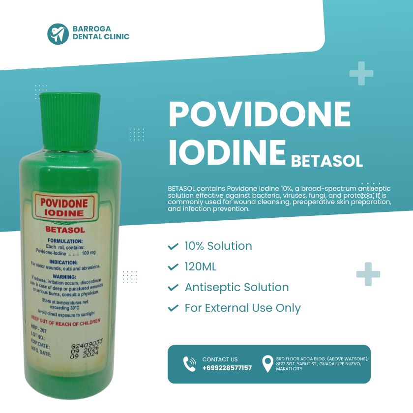 POVIDONE IODINE (BETASOL) 120ml
