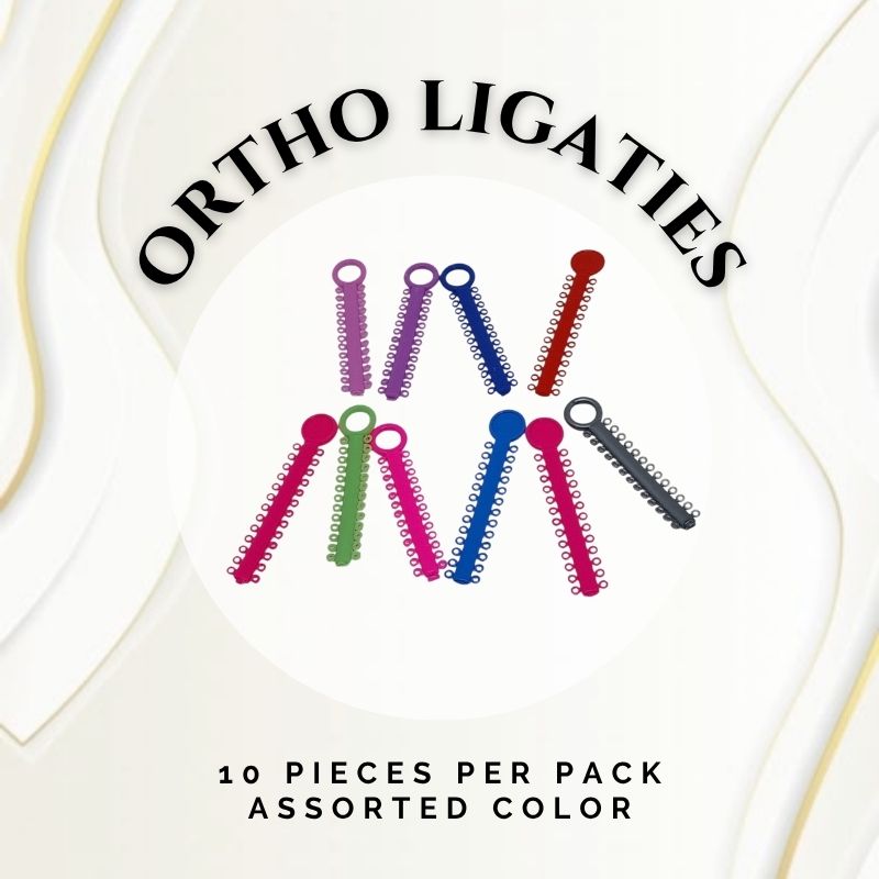 Ortho Ligaties Assorted Color (10pcs per pack)