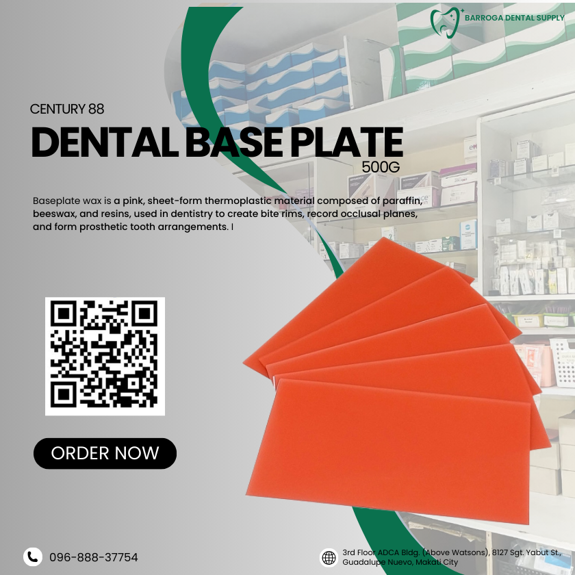 DENTAL BASE PLATE (CENTURY88) 500G.