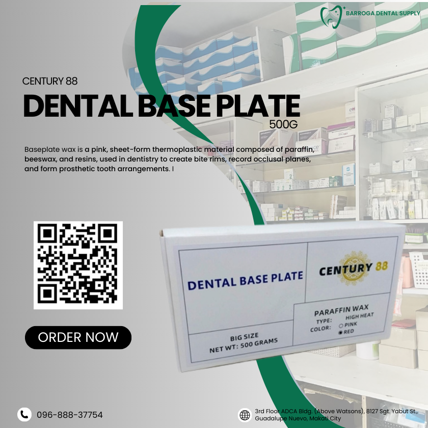 DENTAL BASE PLATE (CENTURY88) 500G.