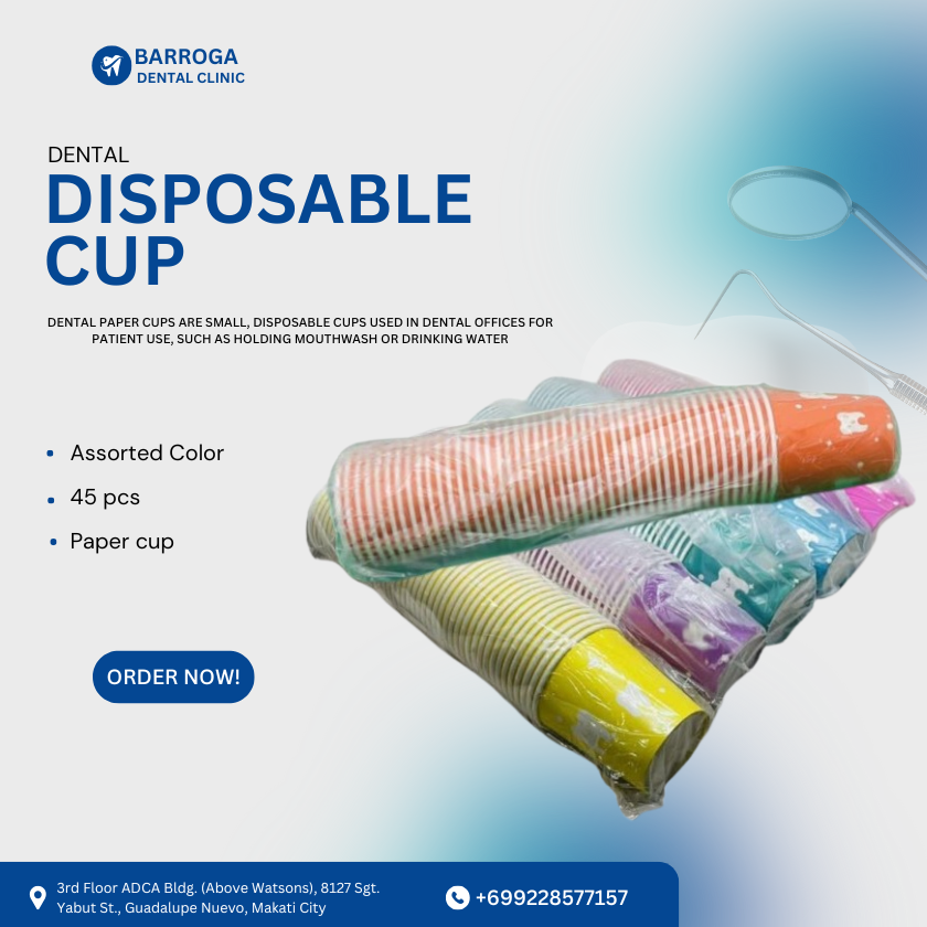 DENTAL PATIENT DISPOSABLE CUP