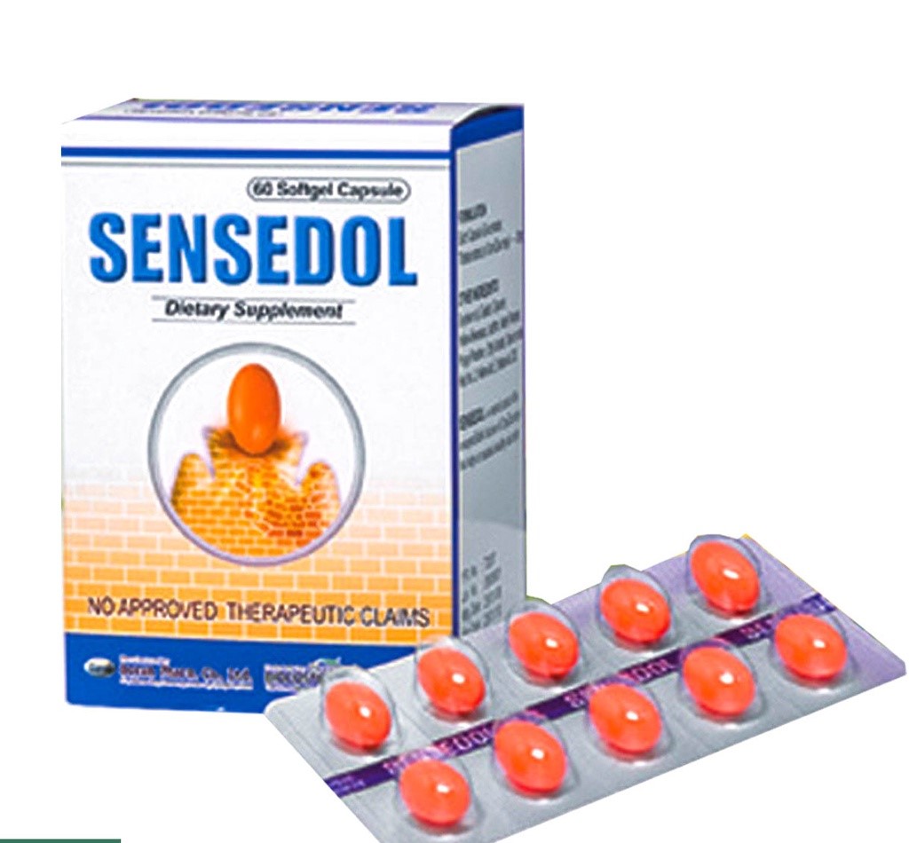 SENSEDOL (FOOD SUPPLIMENT) PER PAD (10 CAPSULES)